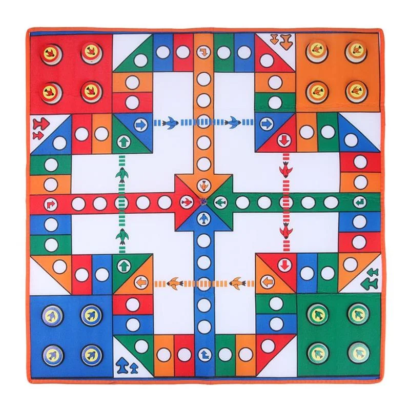 Baby Crawling Playing Mat Flying Chess Carpet Rug Game Mat Kids Early Education Developing Pad Children Fun Puzzle Mat Gift