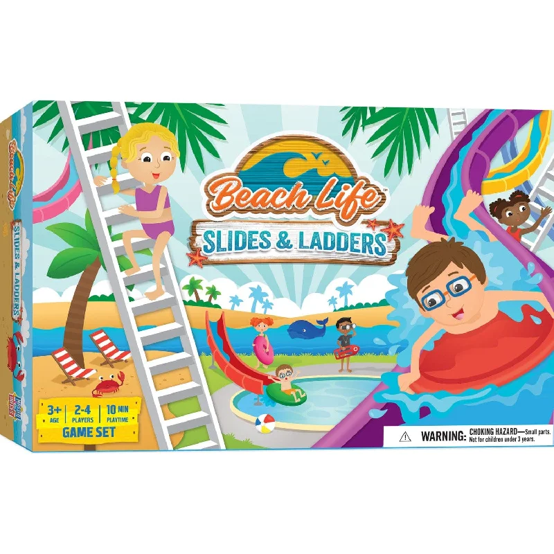 Beach Life - Slides & Ladders Board Game