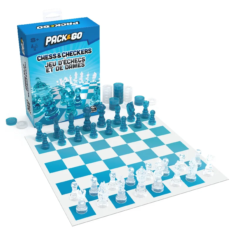 Pack & Go Chess & Checkers Board Game