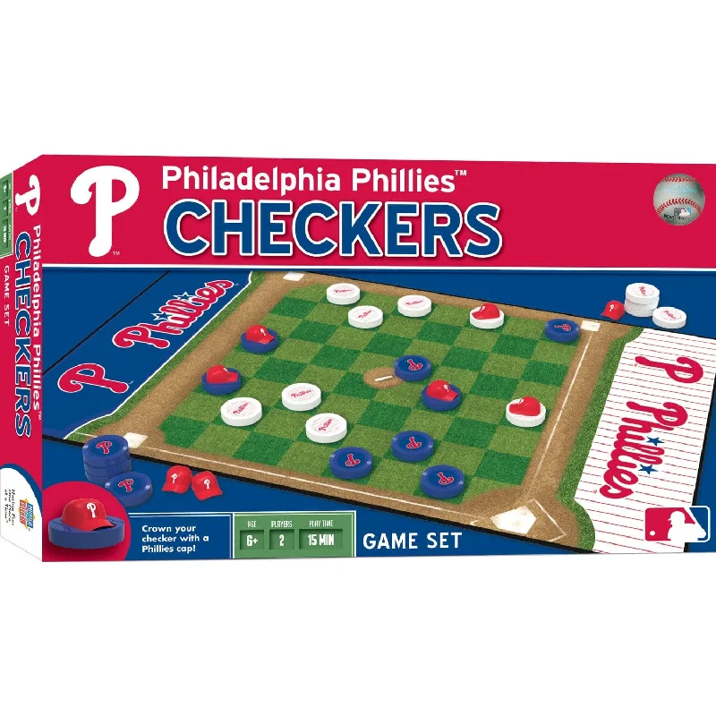 Philadelphia Phillies Checkers Board Game