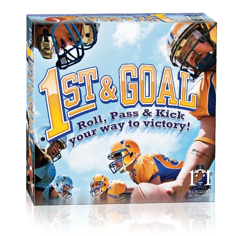 1st & Goal Football Board Game: Roll, Pass & Kick Your Way to Victory!