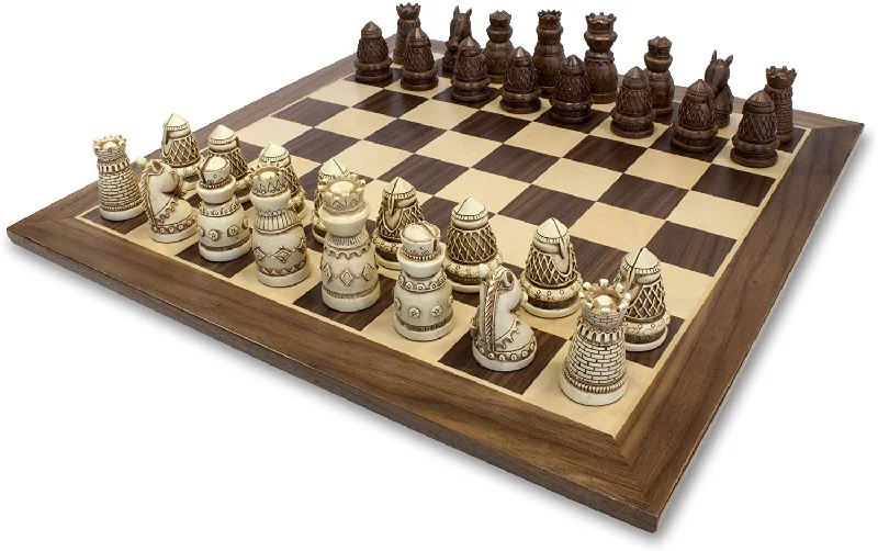 15" MEDIEVAL CHESS SET