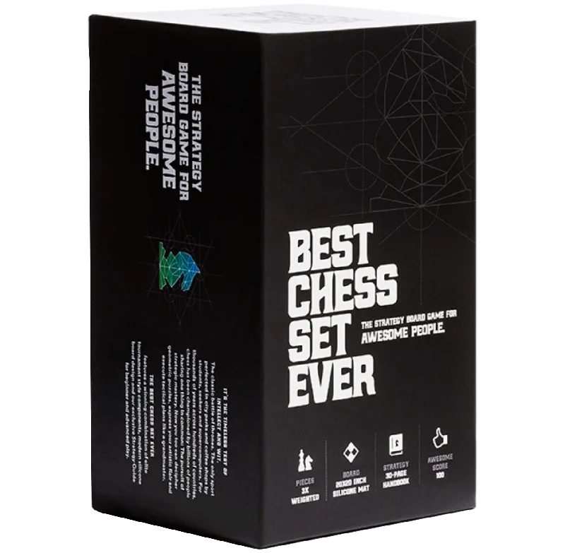 Best Chess Set Ever Black/White Dual Board