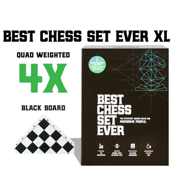 Best Chess Set Ever XL - Black/Green