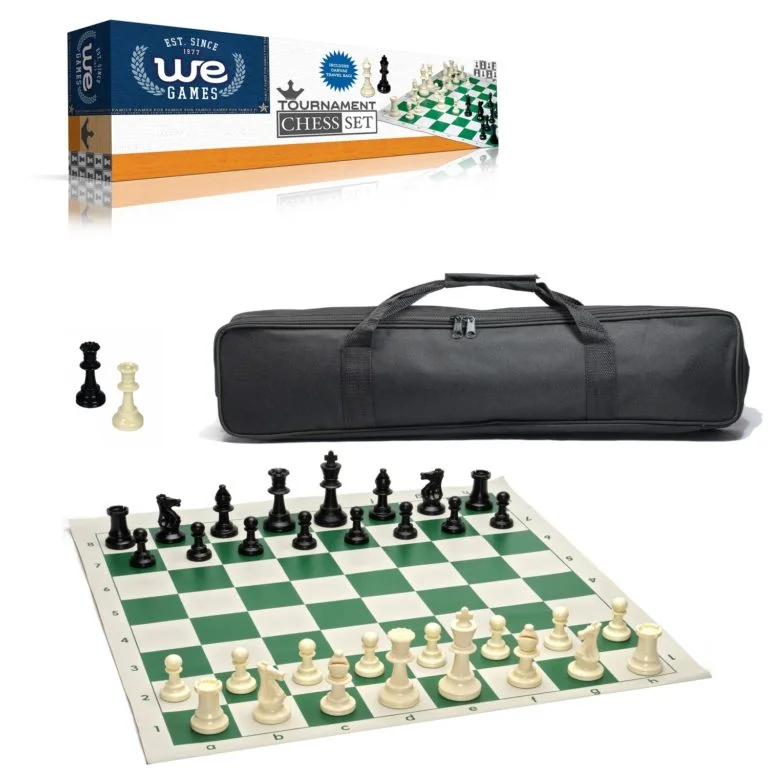 BLACK TOURNAMENT CHESS SET