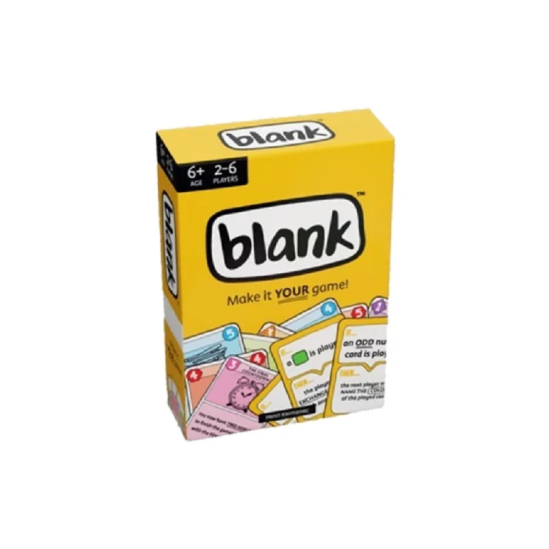 Blank The Board Game