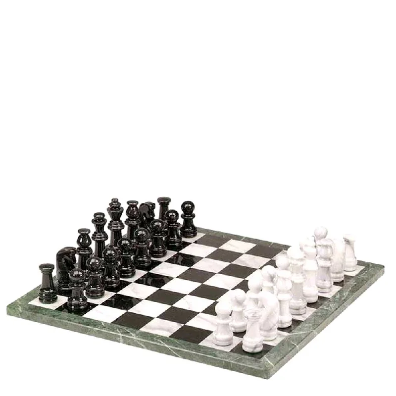 Marble Chess Set 16"