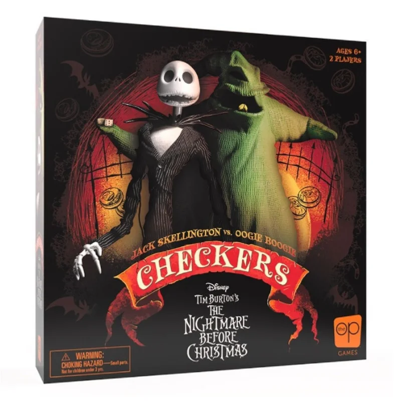 Checkers: Disney Tim Burton The Nightmare Before Christmas