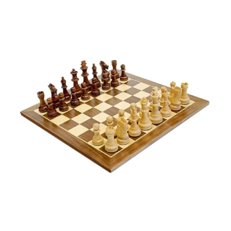 Chess Set 15" Walnut 3.75" King