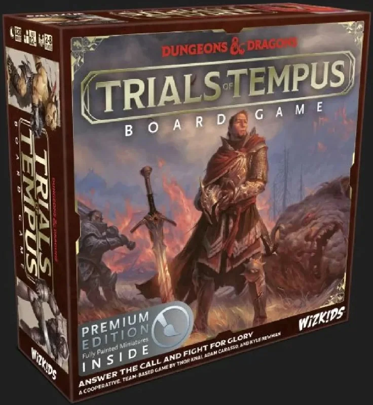 Dungeons & Dragons Trials of Tempus Board Game Premium Edition