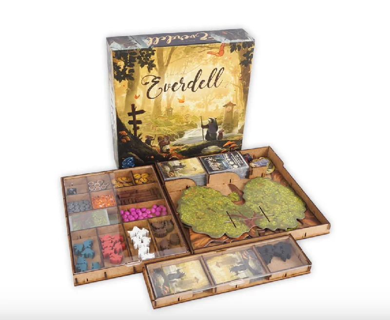 Folded Space Everdell and Expansions Board Game Box Inserts