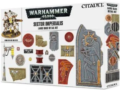 Games Workshop Hobby: Sector Imperialis Large Base Detail Kit 66-94