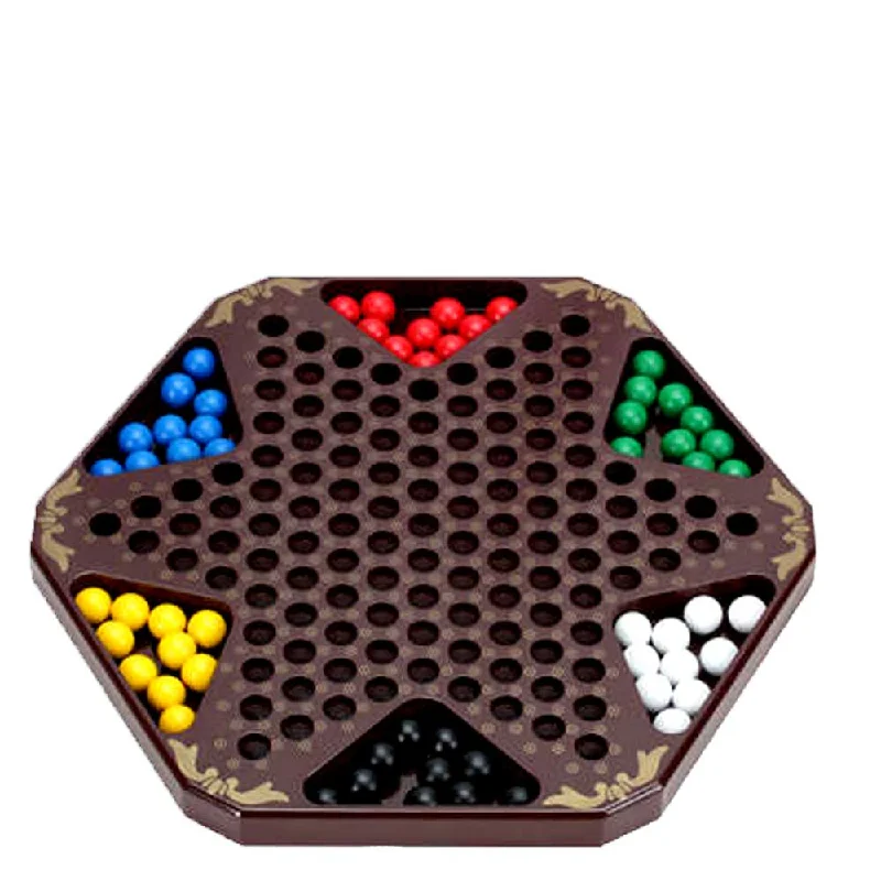 Hexagon Wooden Chinese Checkers