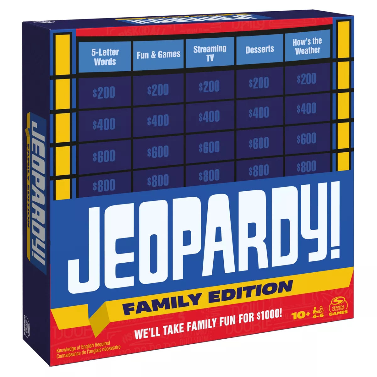 Jeopardy Board Game Family Edition