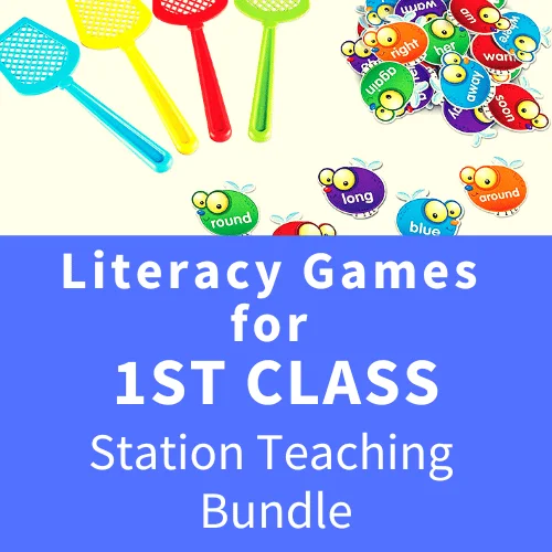 Literacy Games for 1st Class - English Station Teaching Bundle