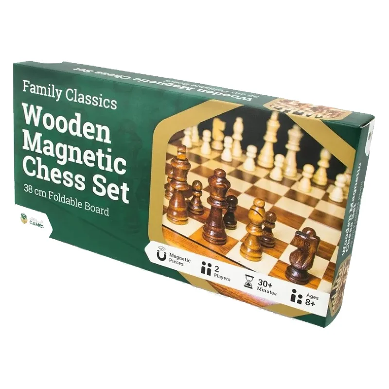 LPG Wooden Magnetic Chess Set 38 cm