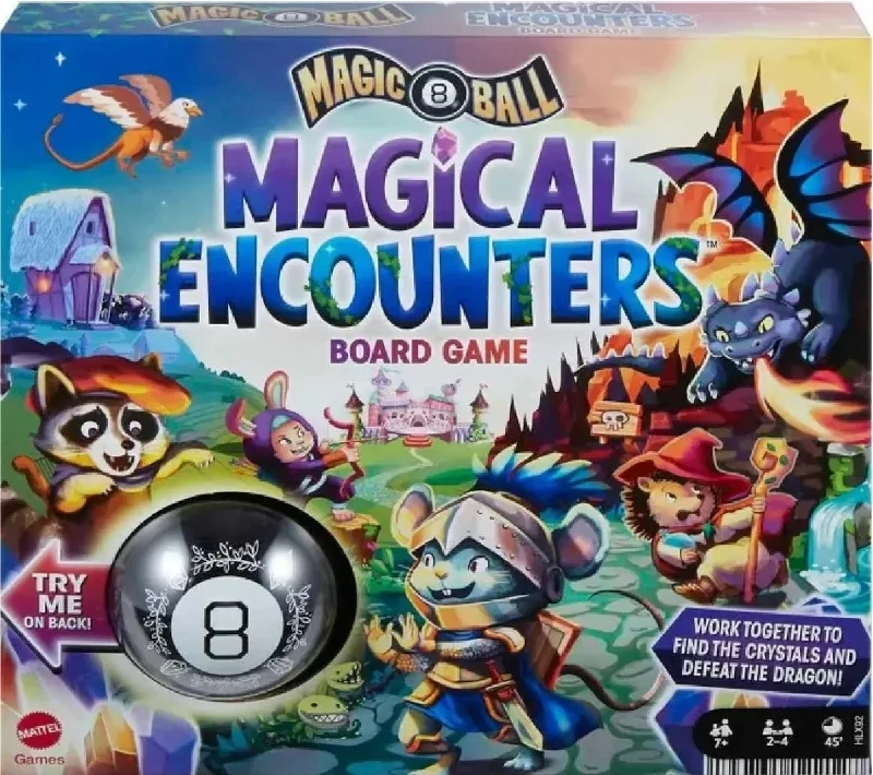 Magic 8 Ball Magical Encounters Board Game