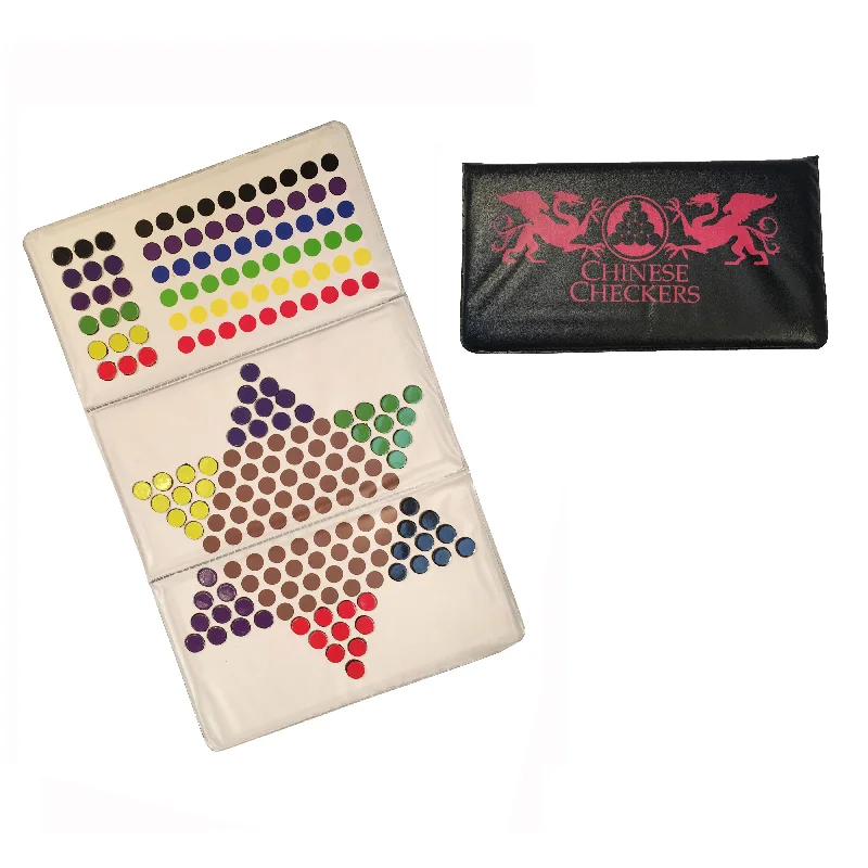 MAGNETIC CHECKBOOK CHINESE CHECKERS