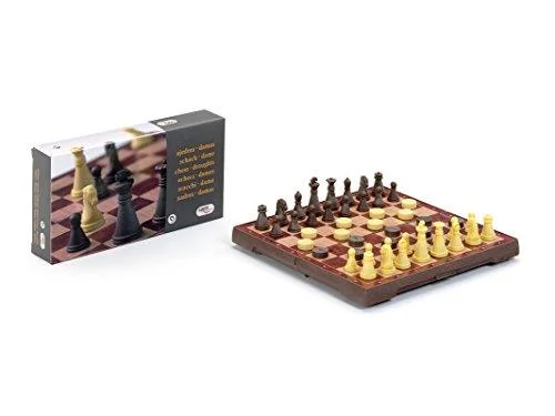 Magnetic Chess And Checker Game Small