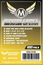 Mayday Games Mini USA Yellow Sleeves (100)