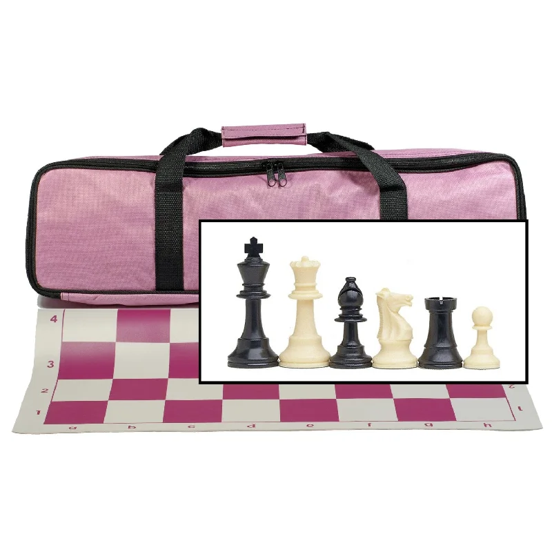 PINK TOURNAMENT CHESS SET