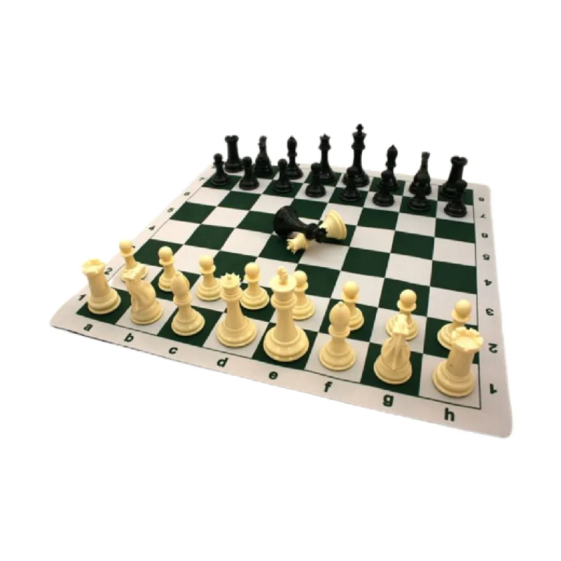 Pro Chess Tournament Men & Roll-Up Mat