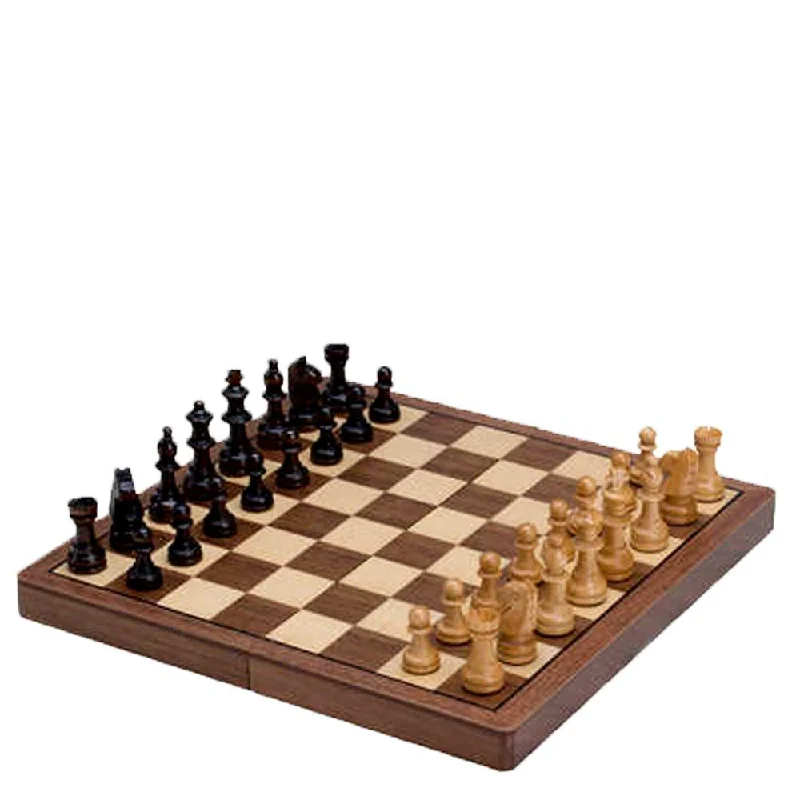 Wooden Folding Magnetic Chess Set