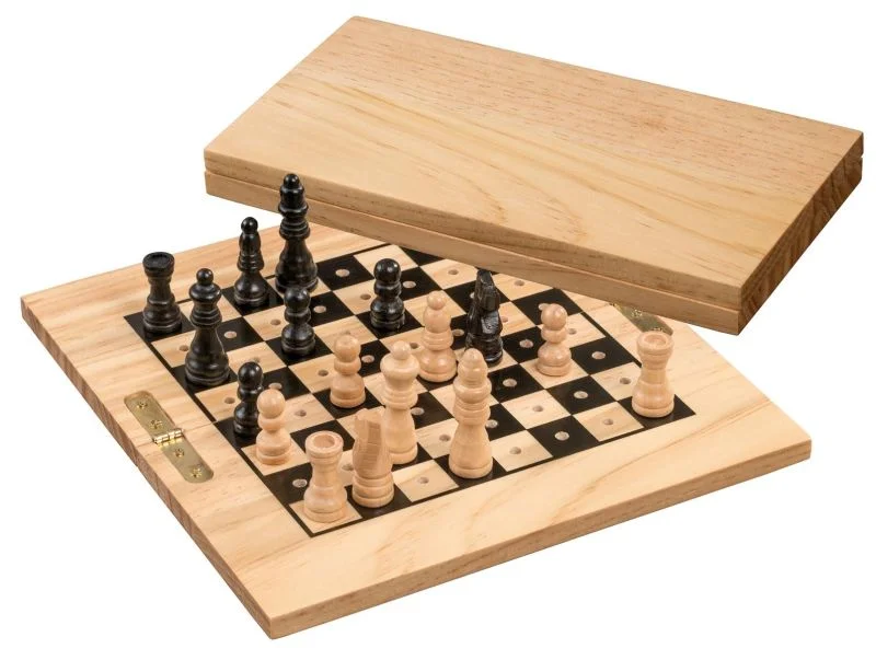 Wooden Travel Chess Set