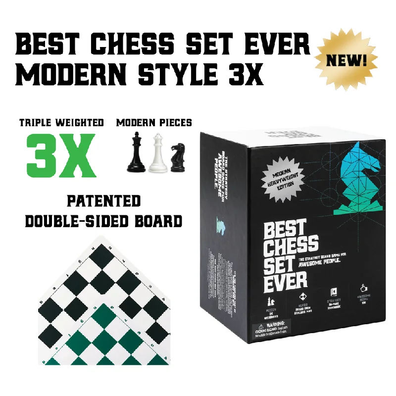 Best Chess Set Ever (Modern Heavyweight Edition)