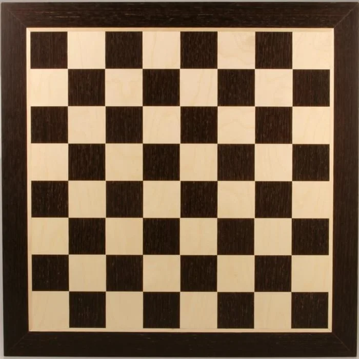 20" Wooden Chess Board - Wenge & Sycamore