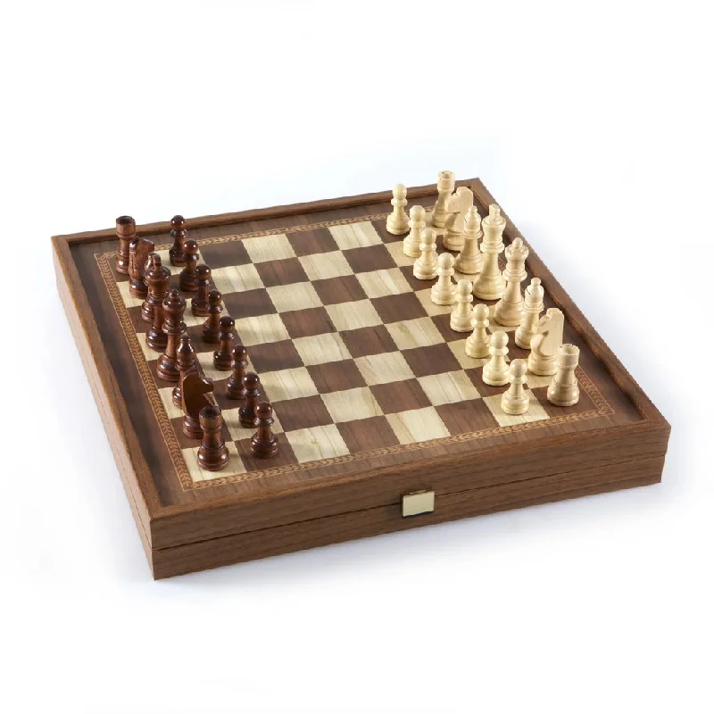 2 in 1 Combo Game Chess & Backgammon Set