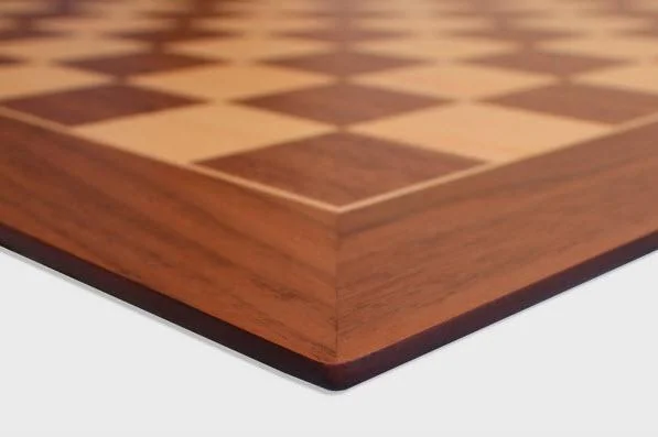 21.5" Barcelona Deluxe Chess Board in Walnut