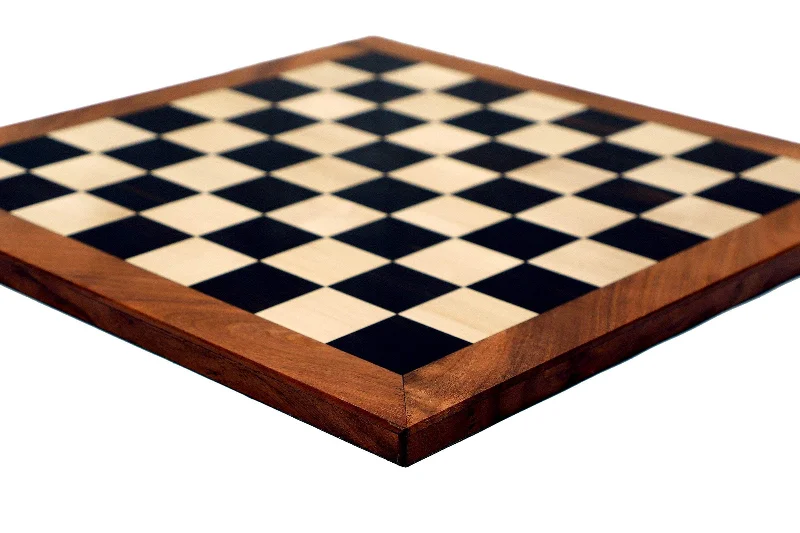 21" Ebony, Maple and Acacia Chess Board