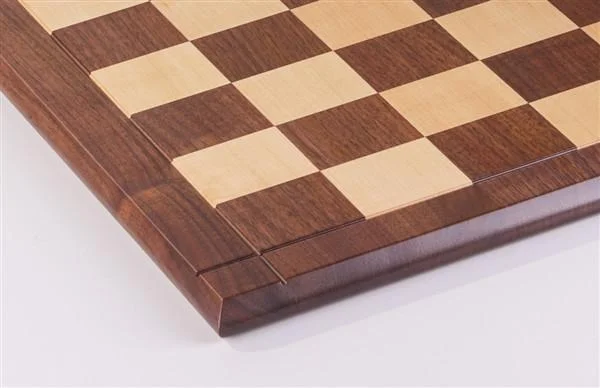 21" Hardwood Player's Chessboard with 2.25" Squares JLP, USA