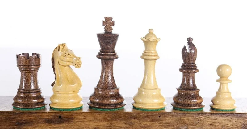 3 3/4" Chevalier Kikkerwood Chessmen