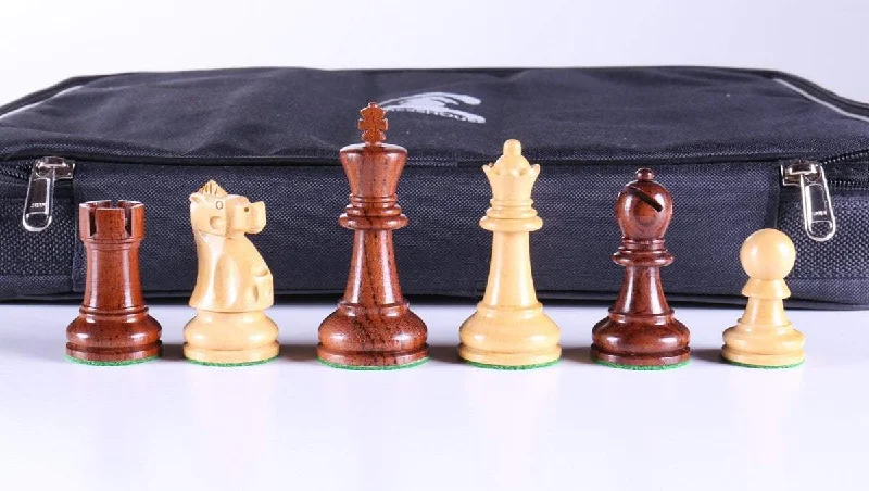 3 5/8" Ultimate Style Wooden Chess Pieces - Anjanwood