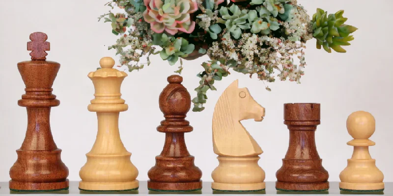 3" Staunton Classic Acacia Chess Pieces