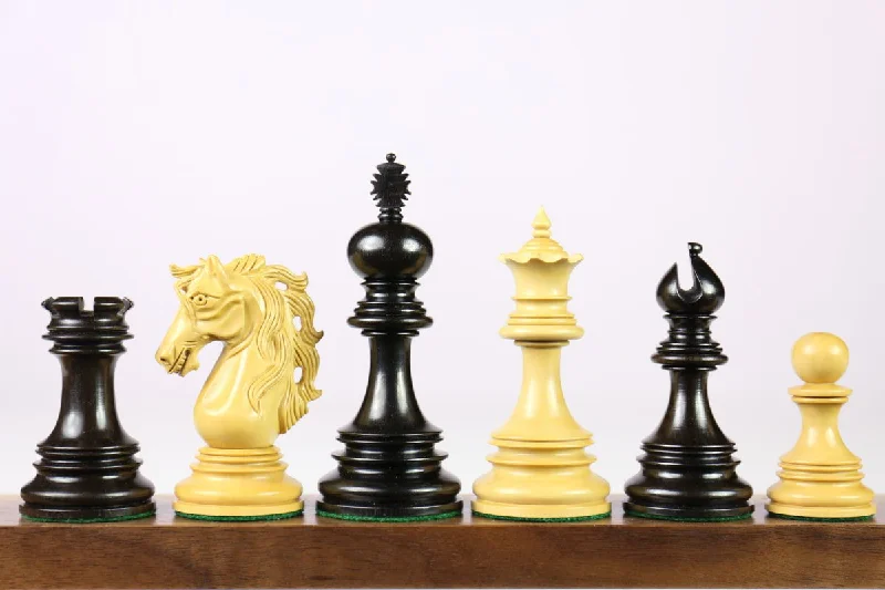 4.5" Ebony Andalusian Chess Pieces