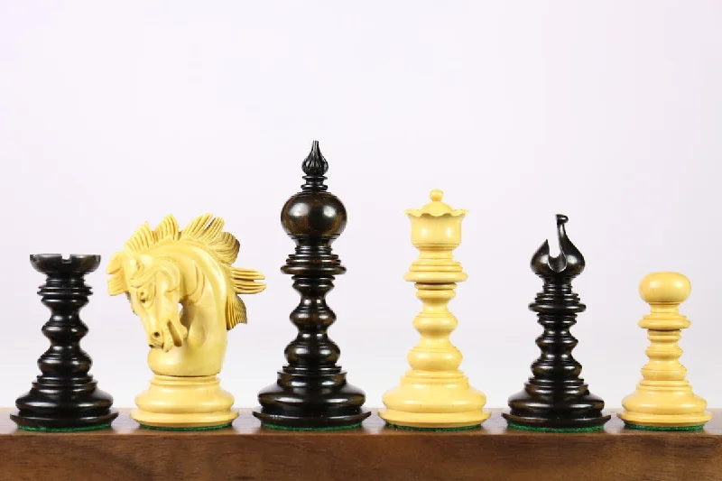 4.5" Ebony Savano Chess Pieces