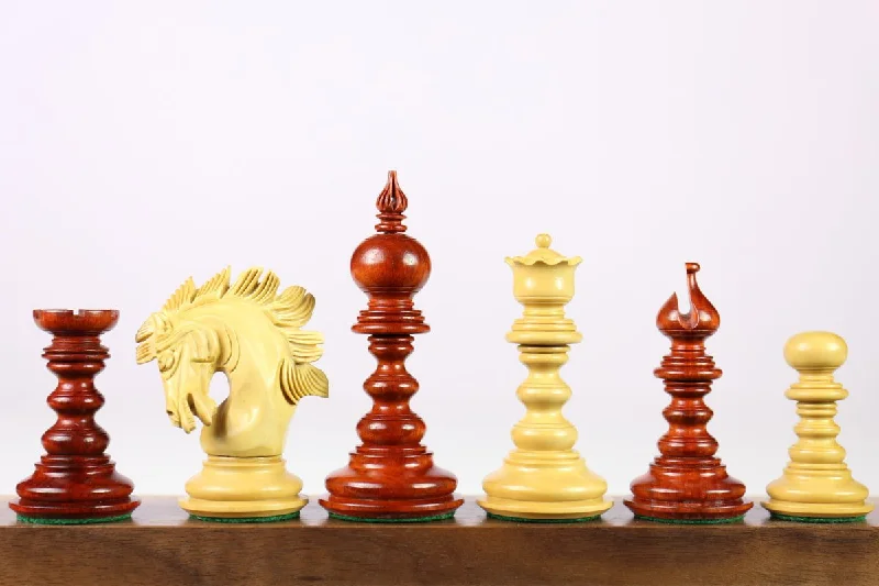 4.5" Padauk Savano Chess Pieces