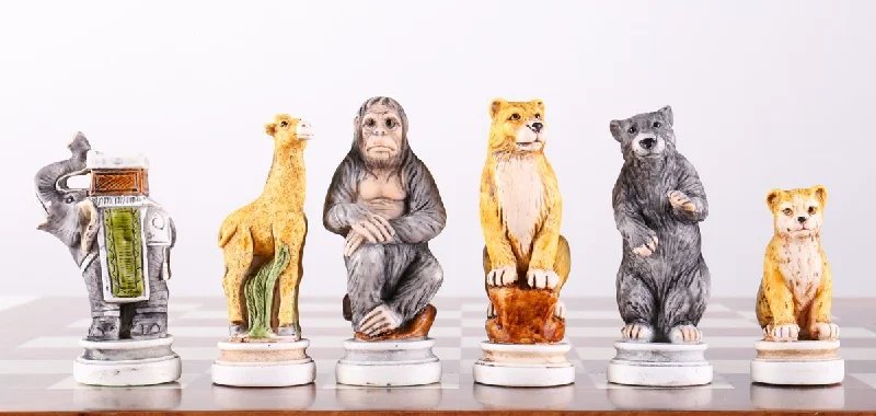 Animal Kingdom Chess Pieces from Italy