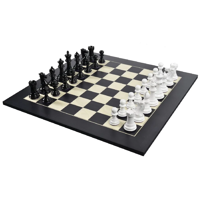 Bold Luxury Chess Set with Hand-Carved Wooden Pieces