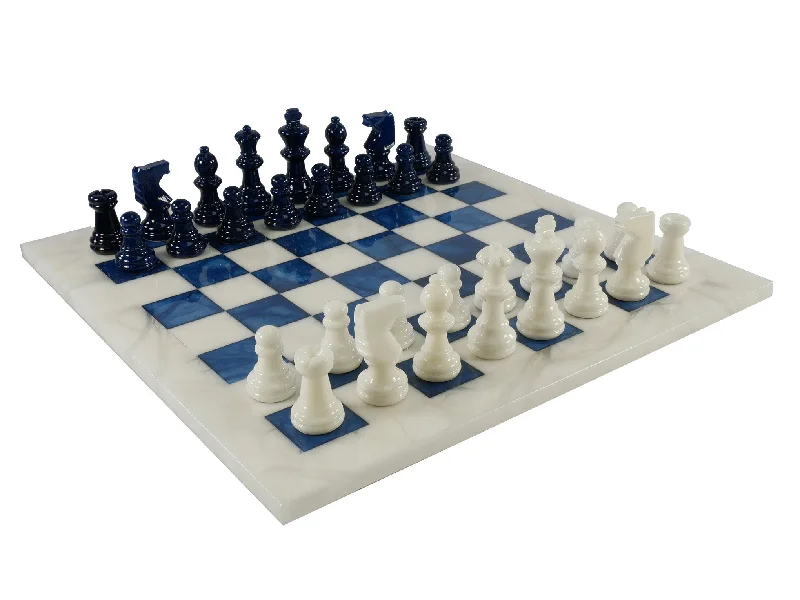 Chess Set in Alabaster