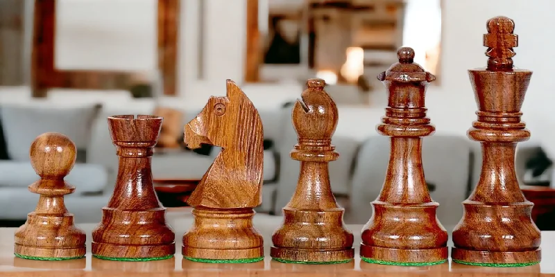 Classic 3.75" Acacia Chess Pieces