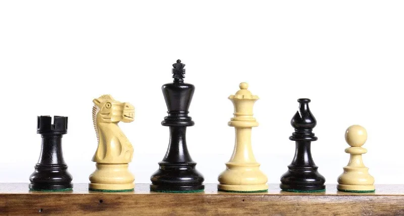 Classic 3.75" Ebonized Chess Pieces