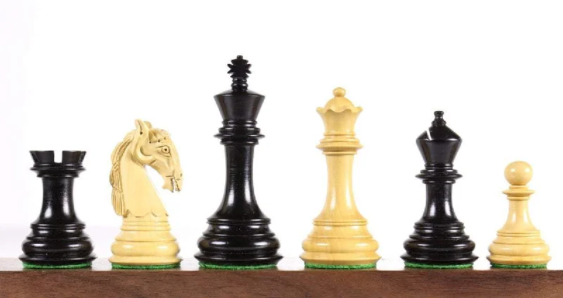 Colombian 3.75" Ebonized Chess Pieces