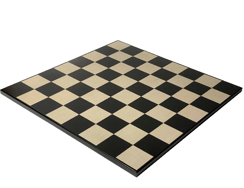 18 Inch Borderless Black Maple Chess Board