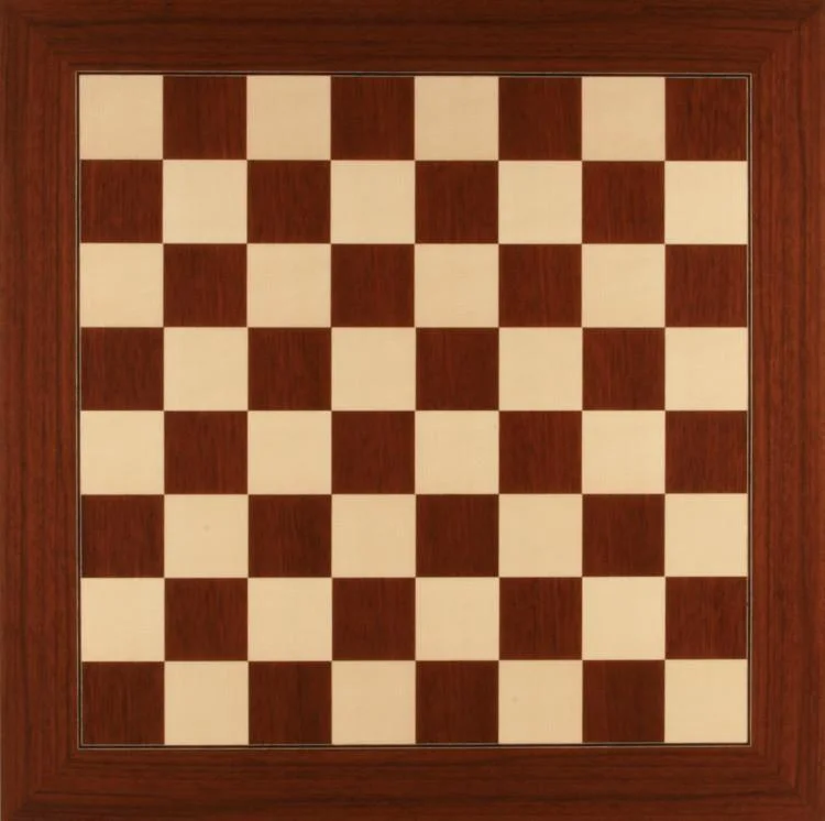 Deluxe Montgoy Palisander and Maple Chess Board