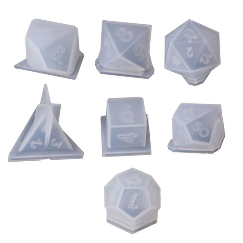 Fillet Square Triangle Dice Mold - Silicone Mold