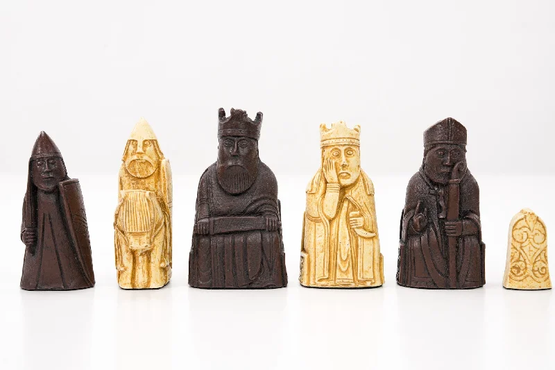 Isle of Lewis Chess Pieces by Berkeley - Russet Brown